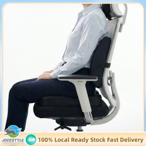 Jocestyle Memory Foam Ergonomic Desk Chair Cushion Lumbar Support Pillow Sitting Ergonomic Cushions for Office Car Travel Airplane