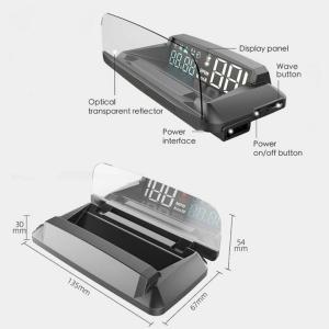 Car GPS OBD2 HUD G3 Car Head Up Display Mirror Speed Projector KMH MPH Time Altitude Speed Meter Clock Universal GPS Speedometer Auto Driving Computer