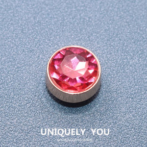 Metal jibbitz crocs charm crocs Shoe Buckle Shoe Accessories Colorful Sapphire Blue Diamond Red Diamond Purple Diamond Fashion Shoes Accessories