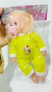 ตุ๊กตาเด็ก ตุ๊กตาเบบี้ ตุ๊กตาจุกนม  ของเล่นตุ๊กตา ตุ๊กตาทารก ตุ๊กตานั่งได้นอนได้ มีเสียง คละสี