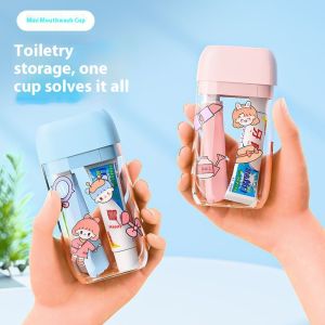 Fornicalmore du lịch xách tay mini chăm sóc răng miệng đặt với bàn chải đánh răng kem đánh răng & Cup cho sử dụng thuận tiện