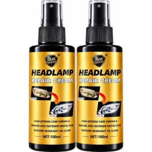Headlight Cleaner Car Headlamp Restoration/Yellow Headlight Remover/Foggy Lamp Cleaner/DIY Car Owners/Easy Use