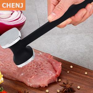 [COD] CHENJ KITCHEN Steak Hammer Mallet Double-Sided Zinc Alloy Meat Tenderizer Meat Pounder Maximizes Food Flavor Meat Hammer Steak Meat Cooking