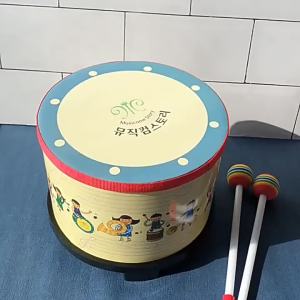 Cartoon Floor Drum Orff Percussion Instrument   Childrens Early Education Teaching Aids Kindergarten Props Percussion Drum Korean Floor Drum