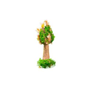 TITUSG Multiple Style Artificial Mini Pine Tree Simulation Decorative Micro-landscape Ornaments Artificial Cherry Tree Resin Fairy Moss Micro Landscape Miniatures Garden