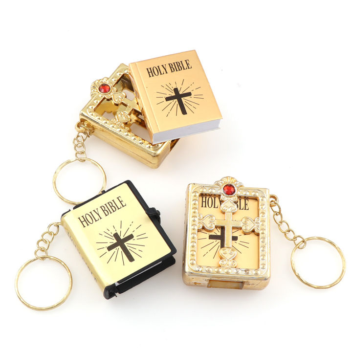 Miniature hot sale bible keychain