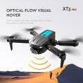 JDD【In stock】【Original Available】XT3 New Mini Obstacle Avoidance Folding UAVs 4K HD Aerial Photo Camera Optical Flow Positioning UAV Quadcopters Toy Gift. 