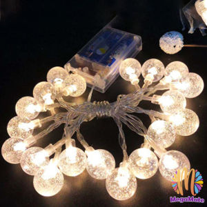 MegaMate LED ไฟกระพริบ ใช้พลังงานแสงอาทิตย์  ตกแต่งต้นคริสต์มาส ไฟสวนสนามหญ้า LED solar Lantern