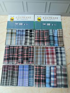 1Box isi 6pcs Sapu Tangan merek Gajah | saputangan pria | Lap muka 35 Tipis Saputangan