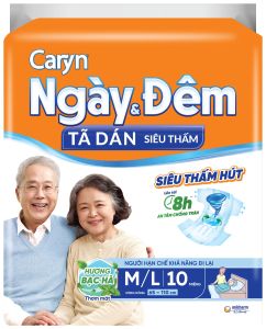 [Siêu Tiết Kiệm]Tã Dán Caryn Người Lớn Người Già Size M10- L10-XL10 Siêu Thấm Hút