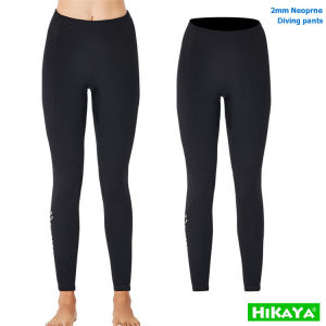 HIKAYA 2mm Scuba Diving Suit Men Wetsuits Women Two-piece Diving Suit Surfing Snorkeling Shirt Thermal Diving Pants Warm Swimsuit Long Sleeved