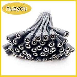 huayou 10 chiếc phích cắm 5.5x2.1 đầu nối dây cáp đực hoặc cái DC cho dải đèn LED 3528 5050