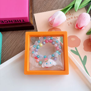 Colorful cartoon cute childrens bracelet candy colored bead jewelry for little girls princess jewelry