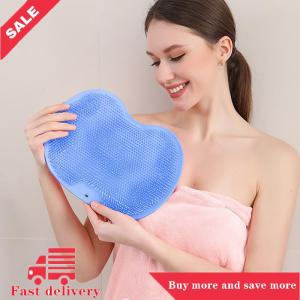[COD] Massage Mat trở lại scraper làm sạch bàn chải vòi hoa sen chân Cleaner rửa Mat đa chức năng Sucker tường Mat chà chân cánh tay cơ thể tắm