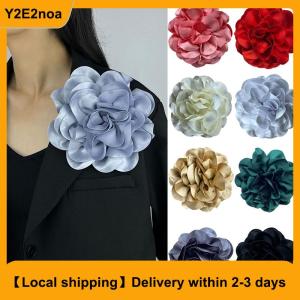 【Local shipping】 11cm Multi-layer Flower Suit Sweater Coat Brooch Clip Handmade Lapel Pin Badge Brooches For Womens Fashion Accessories