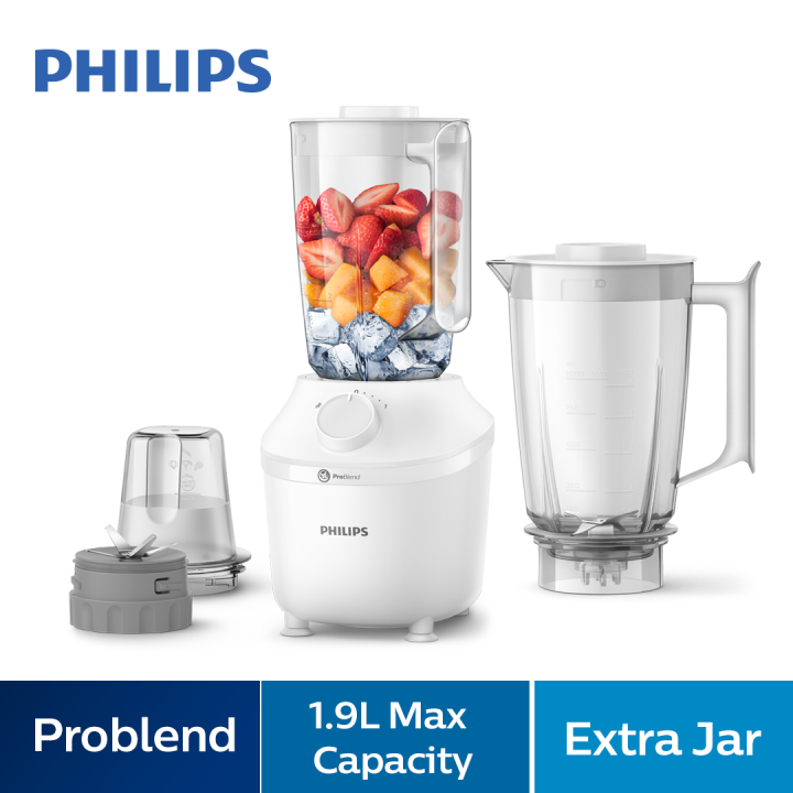 PHILIPS 3000 Series ProBlend System Blender (1L) With Mill + Additonal ...