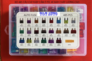 HỘP CẦU CHÌ THẬP CẨM Ô TÔ XE MÁY 485 CÁI ĐÓNG HỘP HÀNG NHẬP NGOẠI CHẤT LƯỢNG CAO BAO GỒM CÁC LOẠI TỪ 2A~40A