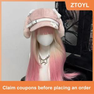 【ZTOYL】 หมวกแก็บเบเร่ต์โลลิต้าสไตล์โกธิคหมวกสำหรับลูกสุนัขหมวกสำหรับผู้หญิงหมวกคอสเพลย์หมวกกันแดดอเนกประสงค์ของขวัญ