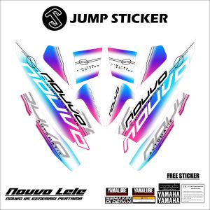 Stiker striping nouvo lele 115 lama grafis variasi 004