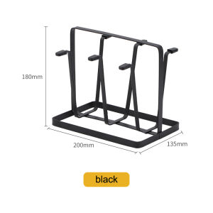 Kitchen Metal Utensils Cup Holder Stand Glass Mug Drinkware Drying Rack Storage Cup Shelf Living Room Shelf
