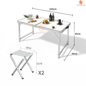 SG Stock Heavy Duty kitchen Table Dining Table Foldable Table Camping Outdoor Dining Table