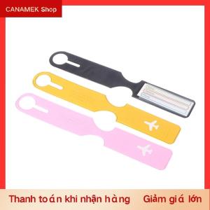 CS Thẻ Túi hành lý du lịch đơn giản nhãn ID địa chỉ Tên vali bằng nhựa