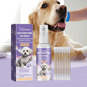 Yegbong Pet Eye spray Mild Non-irritating Cat Dog Care Tear Stains Water Eye Protection Cleaning Eye Products Eye Wash Mucus Eye Tear Stain Remover For Dogs Wash Pet Eyedropping Eye Gum Cleaner Lacrimal Gland Fluid Safe Effect With Essence Mild Ingredient