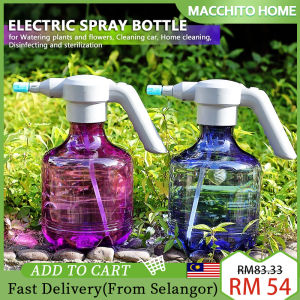 3L Electric Pressure Sprayer Watering Can Garden Water Pump Spray Bottle High Capacity Portable Garden Tool for Plant Flowers Pot Cleaning with Automatic Water Spray Function