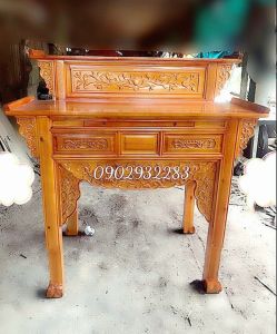 Bàn thờ gia tiên bàn thờ phật bàn thờ cúng tủ thờ bàn thờ tổ tiên hàng loại 1 bàn thờ 2 tầng gỗ nhiều kích thước MH93 giá xưởng miễn phí giao hàng lắp đặt tại Hồ Chí Minh