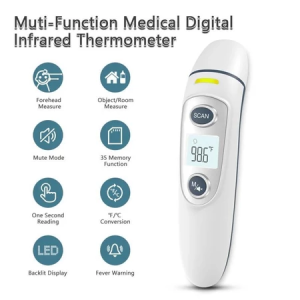 🔥Hot Spot Items🔥Multi Function Infrared Forehead Thermometer+Ear Infrared Shooter Temperature Scanner LCD Medical Level