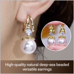 Earrings Natural Skin Friendliness Pearl Earrings Decoration High-end Accessories Fashion