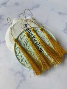 rumbay tusel tassel aksesoris DIY Tasbih pita bandul per pcs premium