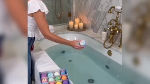 Ocean Toy Bath Salt Ball Sleeve Bath Bombs 2026 Upgraded 12-Pack Bath Gift Colorful Bubble Bath Bombs Collection Easter Basket Stuffers Easter Egg Fillers (Blue)