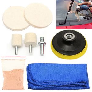 8Pcs Cerium Oxide Glass Polishing Powder Kit for Deep Scratch Remover for Windscreen Windows Glass Cleaning Scratch Retail