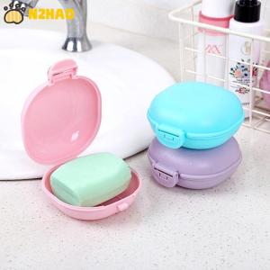【N2HAO】 Bathroom Dish Plate Case Home Shower Travel Hiking Holder Container Soap Box