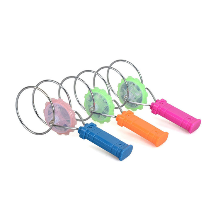 Spinning Toy with Wheel Handle Colored LED Light Spin Freedom Funny ...