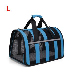 NEXASHOP Nylon Pet Carrier Bag Large Space Breathable Mesh Pet Outing Bag Pet Accessories Foldable Dog Cat Bag Outdoor Use