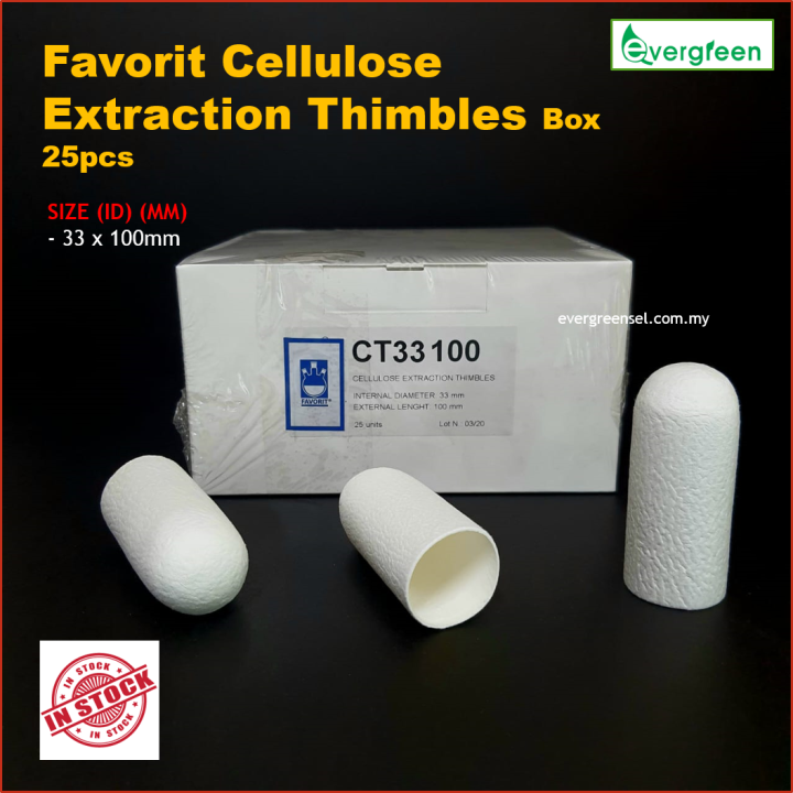 ( PROMO ) Cellulose Extraction Thimble for laboratory use, 30 x 100mm