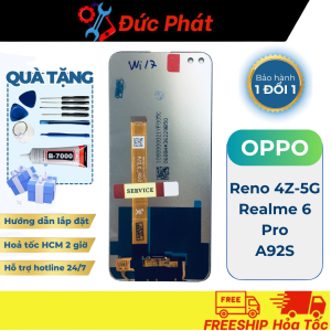 Màn hình THAY THẾ OPPO Reno 4Z -5G/ A92S/ Realme 6 Pro (Tặng kèm keo dán 5ml và bộ sửa)