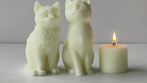 Silicone crafting khuôn mẫu nhựa khuôn mẫu nghệ thuật ngồi mèo hình dạng khuôn nghệ thuật làm khuôn mẫu cho làm bằng tay