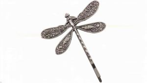 Dragonfly hair clip  Vintage Hair Accessory for Weddings Retro Style Hairpin  Bridal Headdress  Colorful hair accessories suitable for girls and women French hair clips (1)