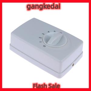 Gangke ไม่ต้องเชื่อมสวิตช์ควบคุมความเร็วพัดลมเพดานทั่วไป สวิตช์ควบคุมความเร็วแผงพัดลมไฟฟ้าปรับได้5ระดับ