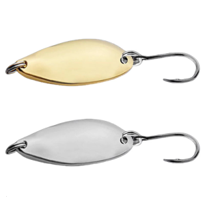 Metal Jig Spoon Lures Trouts Fishing Spoon Lures Sequins Baits Single Hook Hard Metal Baits for Outdoor Fishing