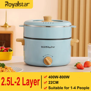 [COD] 3L Multifunctional Electric Cooker 1000W Two Layer Rice Cooker Non-stick Pot with Stainless Steamer All-in-one pot Electric Hot Pot Electric Frying Pan