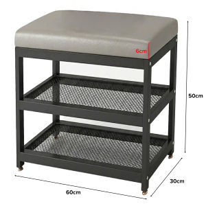 ONES Tregna Bamboo Shoe Rack Bench Convenient Seat Wearing
