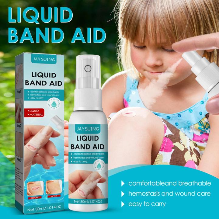 30ml Liquid BandAid Spray Waterproof First Aid Liquid Bandage for