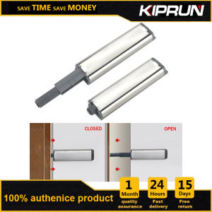KIPRUN Door Stopper Cabinet Catches Stainless Steel Push to Open Touch Damper Buffers Soft Quiet Closer Magnetic Furniture Hardware
