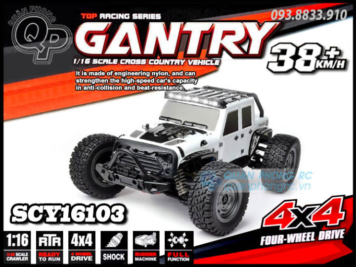 Gantry 116スケールRCカー 4WD（SCY 16102 16103 1:16 50KM/H
