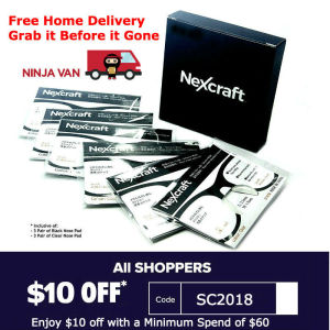 Nexcraft® - ( CLEAR / OPAGUE ) 2 Pairs Silicone Anti Slip Transparent Soft Silicone Nose Pad Clear Eyeglass Sunglasses Prescription Glasses Spectacles Stick on Self Adhesive Contoured Cushions Size 1.8mm 2.5mm (2 Pairs of Clear Colour)