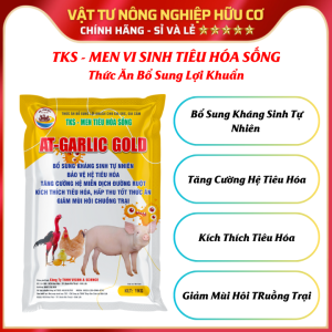 ATVET-GARLIC-GOLD Thức Ăn Bổ Sung Lợi Khuẩn Cho Gia Súc Gia Cầm - Gói 1KG